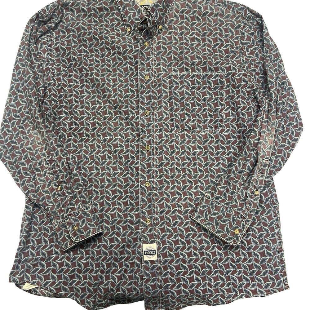 Vintage Savane Process 2000 Men’s Shirt Large Grunge‎ Cotton USA
